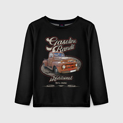 Лонгслив детский Хот-род в стиле rat Gasoline Bandit, цвет: 3D-принт