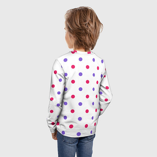 Детский лонгслив Шикарный узор / 3D-принт – фото 4