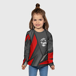 Лонгслив детский Goblin Slayer red lines, цвет: 3D-принт — фото 2
