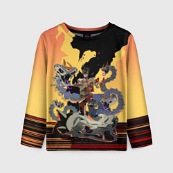 Лонгслив детский Hades Загрей принц Подземного мира, цвет: 3D-принт