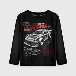 Лонгслив детский Skyline korch r34, цвет: 3D-принт