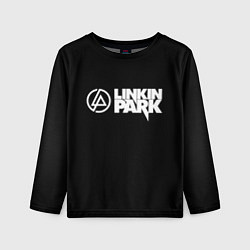 Лонгслив детский Linkin park logo rock music, цвет: 3D-принт