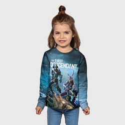 Лонгслив детский The first descendant персонажи, цвет: 3D-принт — фото 2