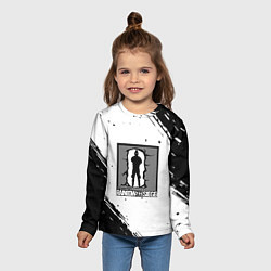 Лонгслив детский Rainbow six текстура лого шутер, цвет: 3D-принт — фото 2