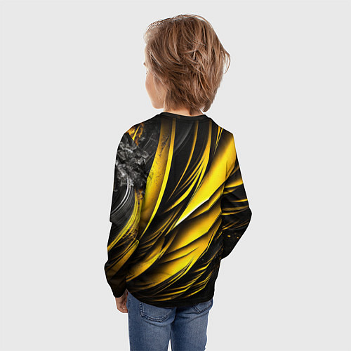 Детский лонгслив Пикачу на красном мотоцикле / 3D-принт – фото 4