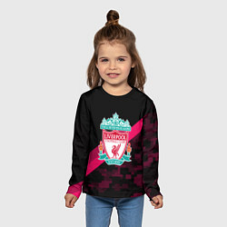 Лонгслив детский Liverpool sport fc club, цвет: 3D-принт — фото 2