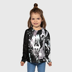 Лонгслив детский The elder scrolls краски древности, цвет: 3D-принт — фото 2