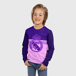 Лонгслив детский Real Madred geometry sport, цвет: 3D-принт — фото 2