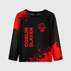 Детский лонгслив Goblin Slayer - red gradient вертикально