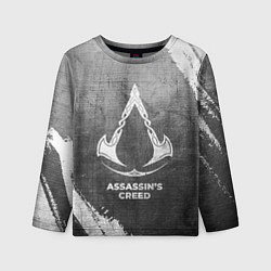 Детский лонгслив Assassins Creed - grey gradient