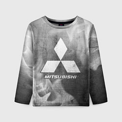 Лонгслив детский Mitsubishi - grey gradient, цвет: 3D-принт