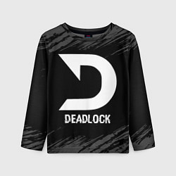Лонгслив детский Deadlock glitch на темном фоне, цвет: 3D-принт