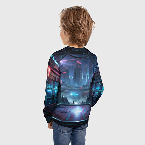 Детский лонгслив Abrams Deadlock / 3D-принт – фото 4