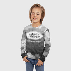 Лонгслив детский Land Rover - grey gradient, цвет: 3D-принт — фото 2