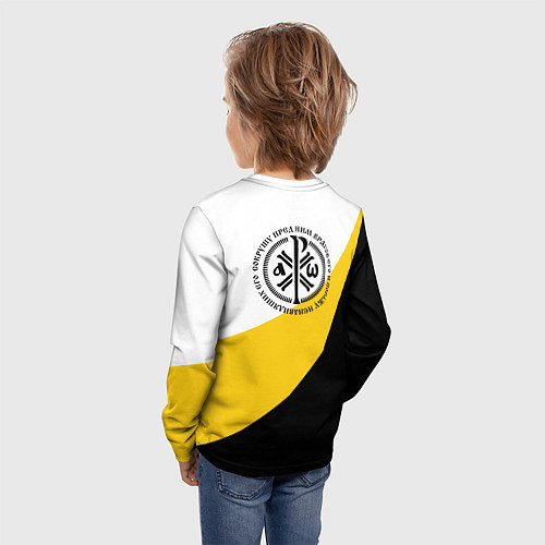 Детский лонгслив Сокрушу пред ним врагов его большой КЦК / 3D-принт – фото 4