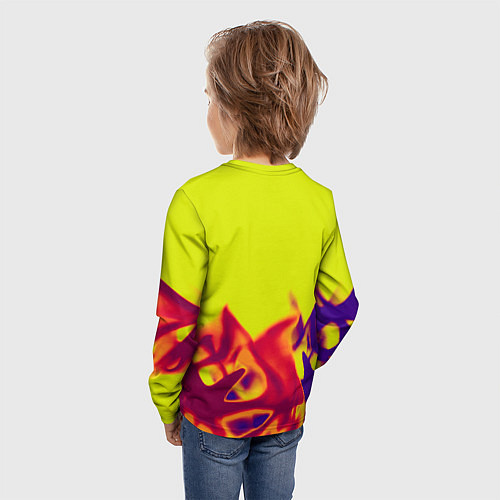 Детский лонгслив Starfield fire steel / 3D-принт – фото 4