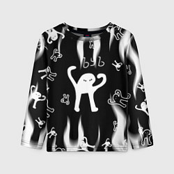 Лонгслив детский Ъуъ съука mem, цвет: 3D-принт