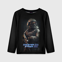 Лонгслив детский CS counter terrorist, цвет: 3D-принт