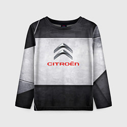 Лонгслив детский Citroen grey metal, цвет: 3D-принт