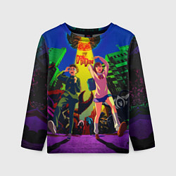 Лонгслив детский Dandadan: Момо и Кэн, цвет: 3D-принт