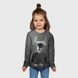 Лонгслив детский Певец Макан, цвет: 3D-принт — фото 2