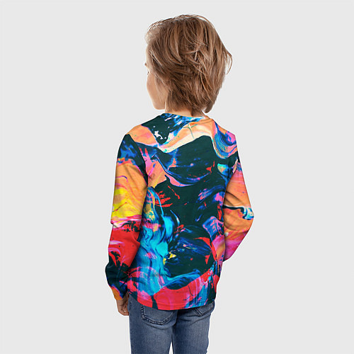 Детский лонгслив Colors / 3D-принт – фото 4