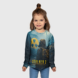 Лонгслив детский Stalker 2 зараженная зона, цвет: 3D-принт — фото 2
