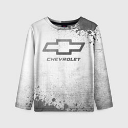 Лонгслив детский Chevrolet - white gradient, цвет: 3D-принт