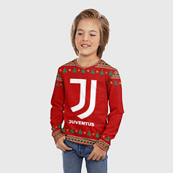 Лонгслив детский Juventus new year, цвет: 3D-принт — фото 2