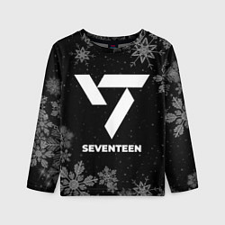 Лонгслив детский Снежный Seventeen, цвет: 3D-принт
