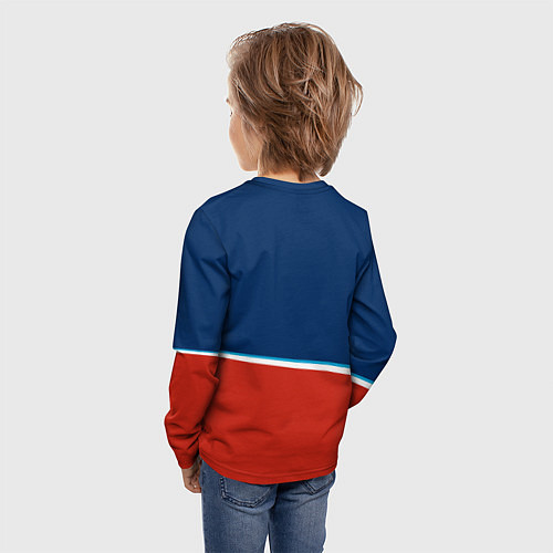 Детский лонгслив Hedgehog - Sonic racing team / 3D-принт – фото 4