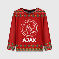 Лонгслив детский Ajax new year, цвет: 3D-принт