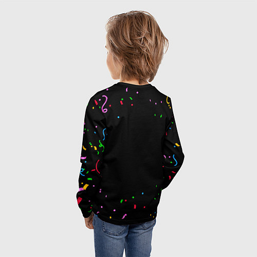 Детский лонгслив GTA 6 конфети / 3D-принт – фото 4