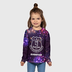 Лонгслив детский Праздничный Everton, цвет: 3D-принт — фото 2