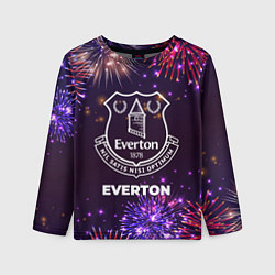 Лонгслив детский Праздничный Everton, цвет: 3D-принт