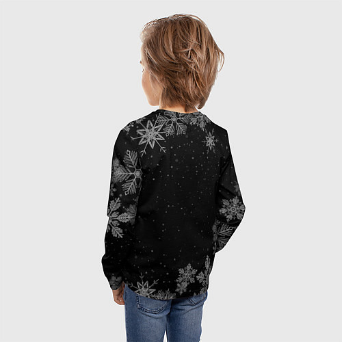 Детский лонгслив Снежный Bayern / 3D-принт – фото 4