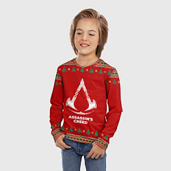 Лонгслив детский Assassins Creed new year, цвет: 3D-принт — фото 2