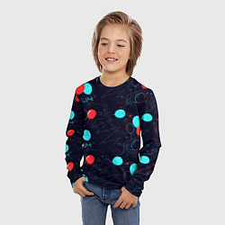Лонгслив детский Воздушные шары для праздника, цвет: 3D-принт — фото 2