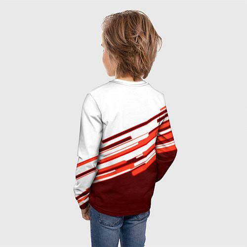 Детский лонгслив Portal geometry game / 3D-принт – фото 4