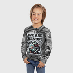 Лонгслив детский We are Venom - graffiti, цвет: 3D-принт — фото 2