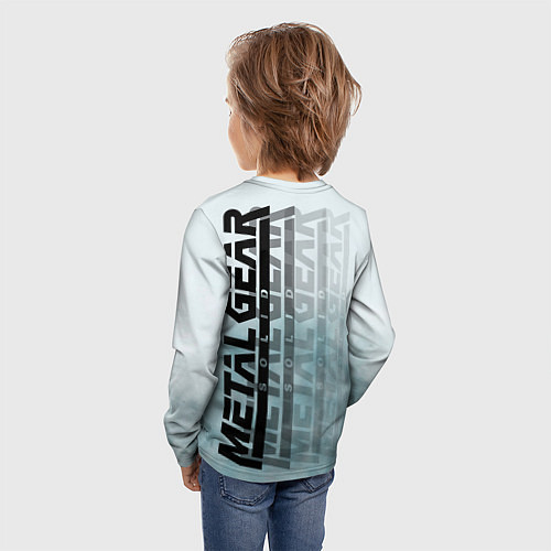 Детский лонгслив Snake Solid - metal gear / 3D-принт – фото 4