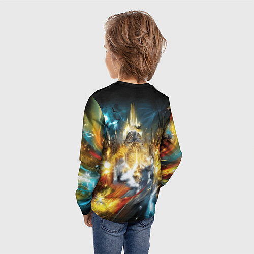 Детский лонгслив Гарри Поттер и магия / 3D-принт – фото 4
