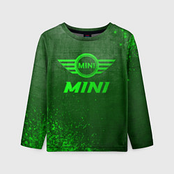 Лонгслив детский Mini - green gradient, цвет: 3D-принт