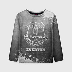 Лонгслив детский Everton - grey gradient, цвет: 3D-принт