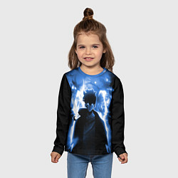Лонгслив детский Поднятие уровня в одиночку - магистр теней, цвет: 3D-принт — фото 2