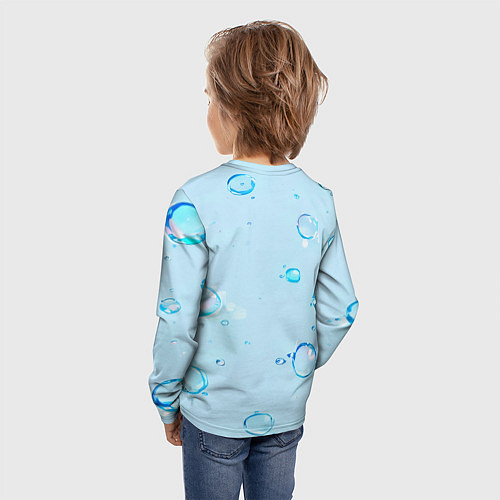 Детский лонгслив Pepe в шляпе / 3D-принт – фото 4