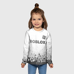 Лонгслив детский Roblox - white gradient посередине, цвет: 3D-принт — фото 2