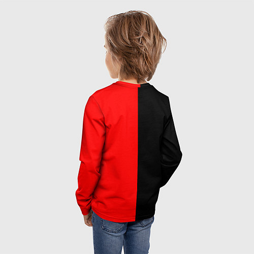 Детский лонгслив Наемник дэдпул / 3D-принт – фото 4