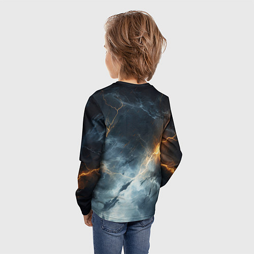 Детский лонгслив Kingdom Come Deliverance 2 молнии / 3D-принт – фото 4