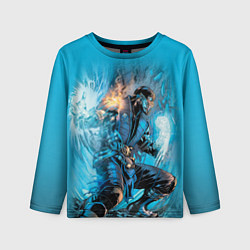 Лонгслив детский Mortal Kombat - Sub-Zero, цвет: 3D-принт